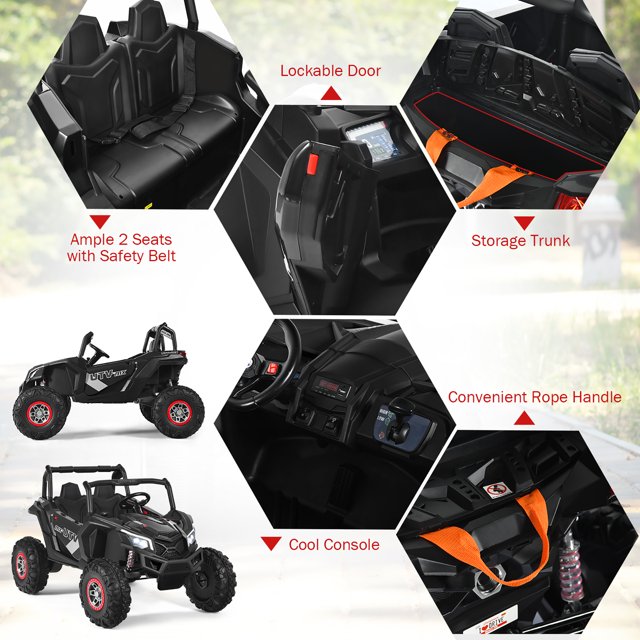 Electric Kids Ride-On Car 2-Seater SUV UTV w/ Remote