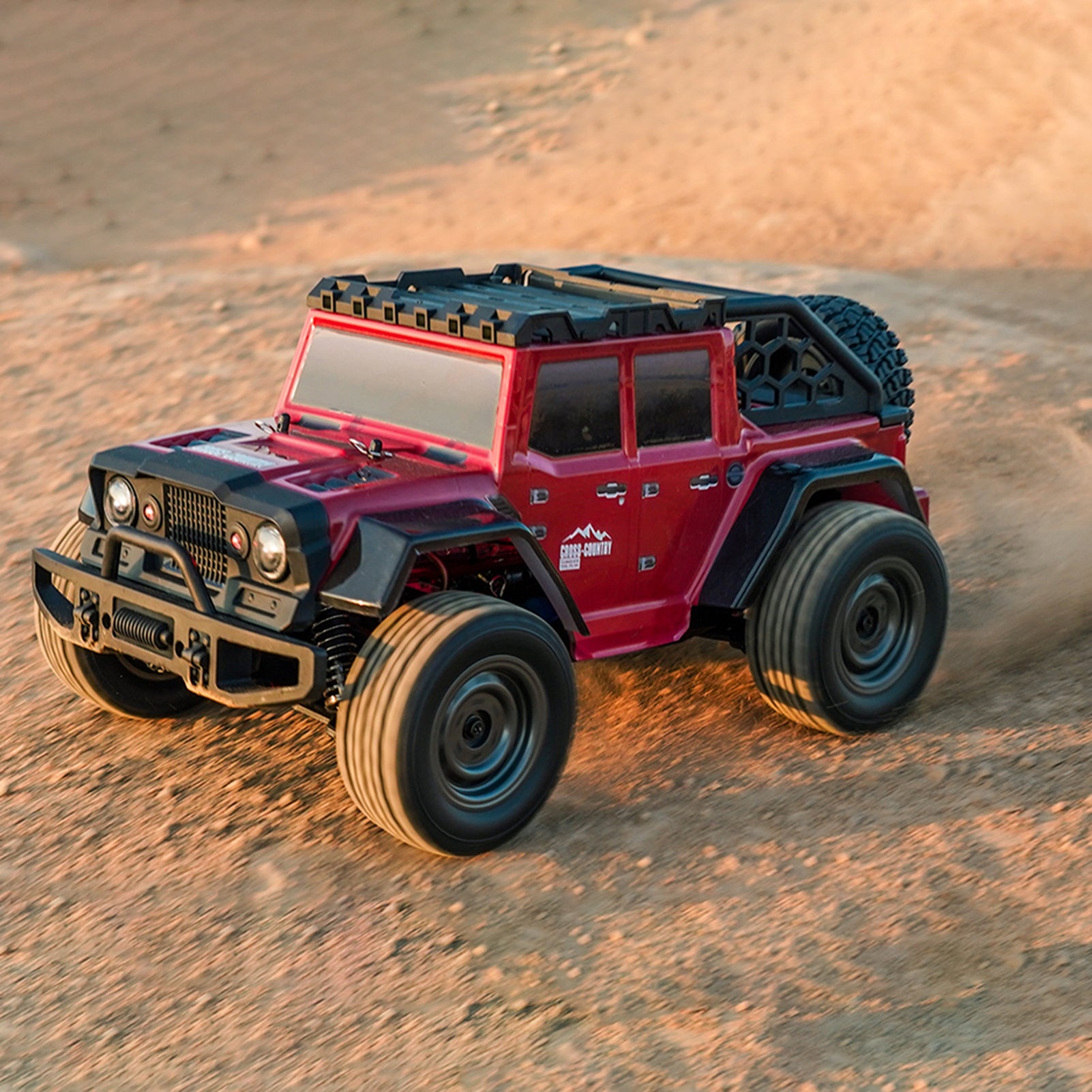 Remote Control Car 1/16 2.4GHz 70km/h Brushless Motor All Terrain Off Road Trucks