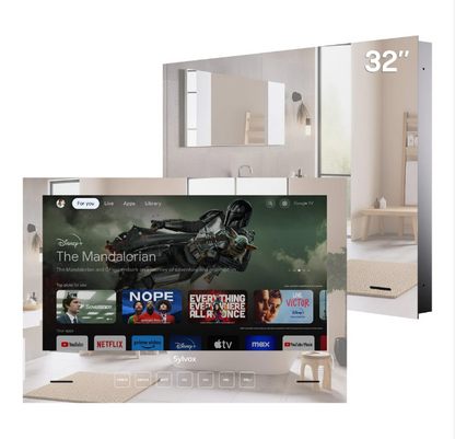 32" Waterproof Mirror TV for Bathroom