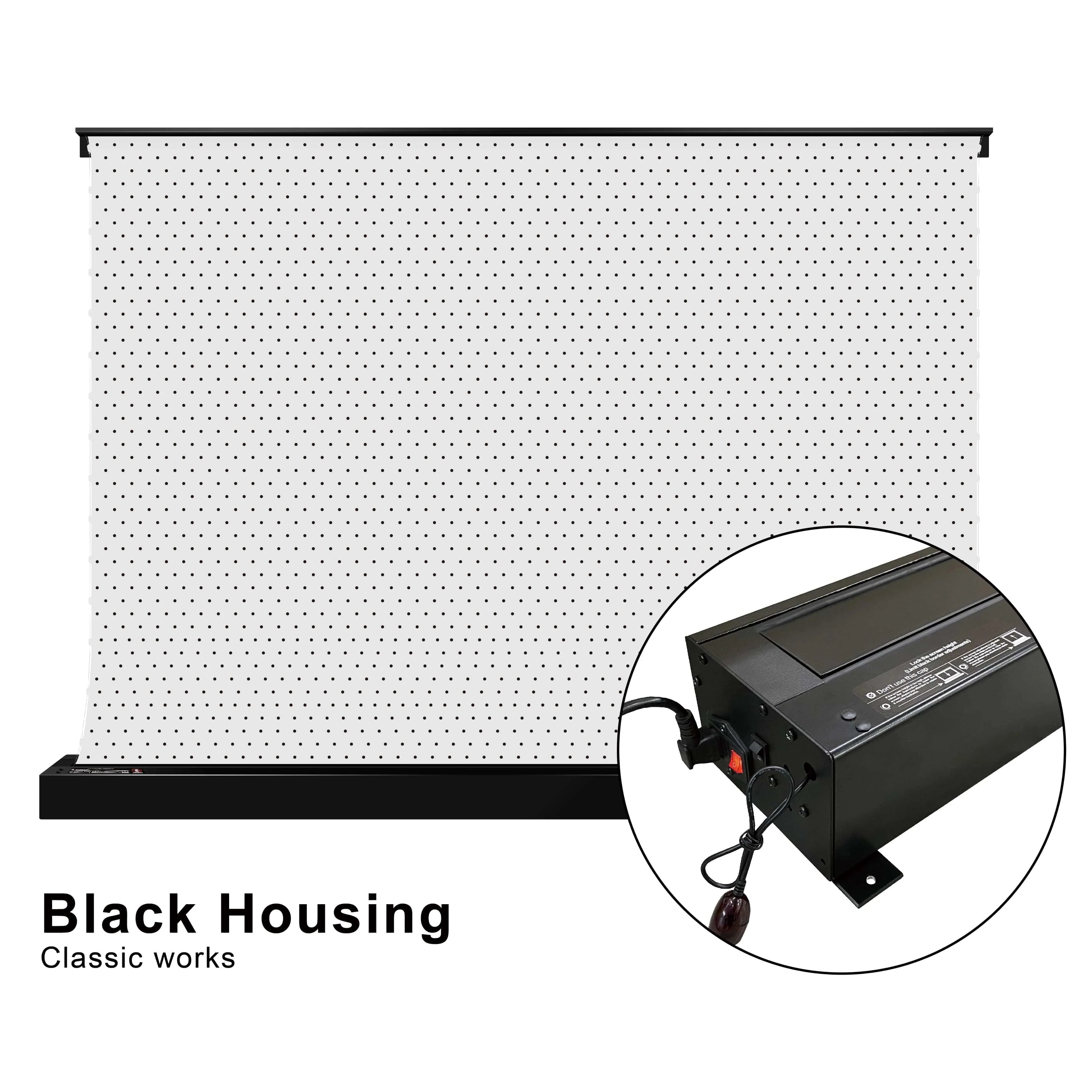 Electric Tension Floor Rising Projector Screen | 100 Inch Display