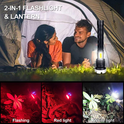 🎁Last Day Promotion- SAVE 70%🎉LED Rechargeable Tactical Laser Flashlight 90000 High Lumens-Buy 2 Free VIP Shipping