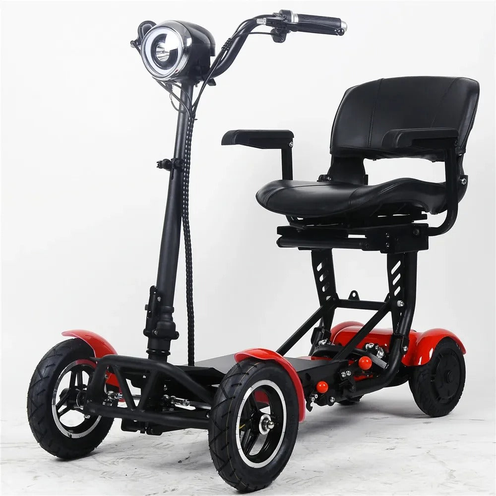 Red Foldable Mobility Scooter