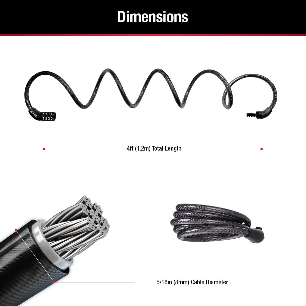 Master Lock Bike Lock Cable