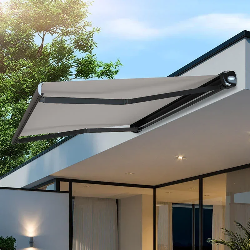 Outdoor Waterproof Automatic Retractable Awning✅Fully automatic ✅Waterproof ✅UV resistant 🌞 Perfectly protects you and your home