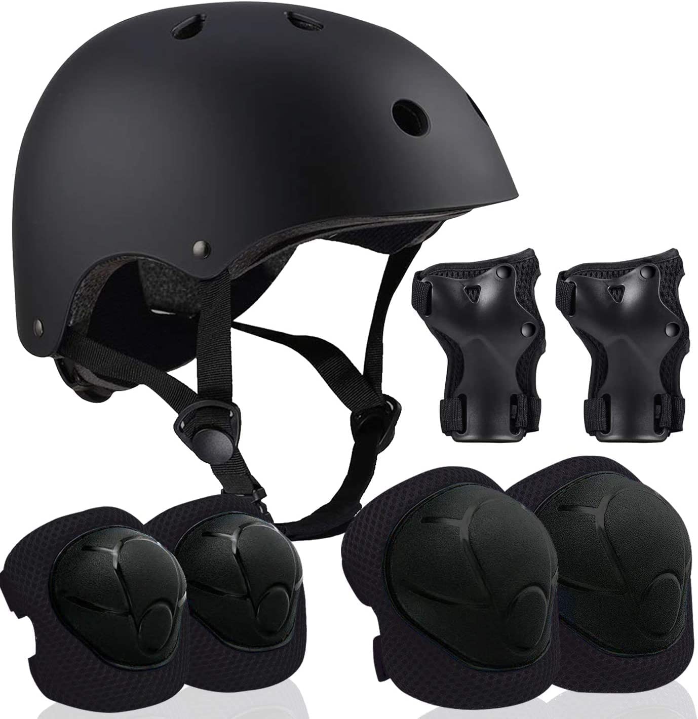 Kids Bike Helmet Set Skateboard Knee Pads