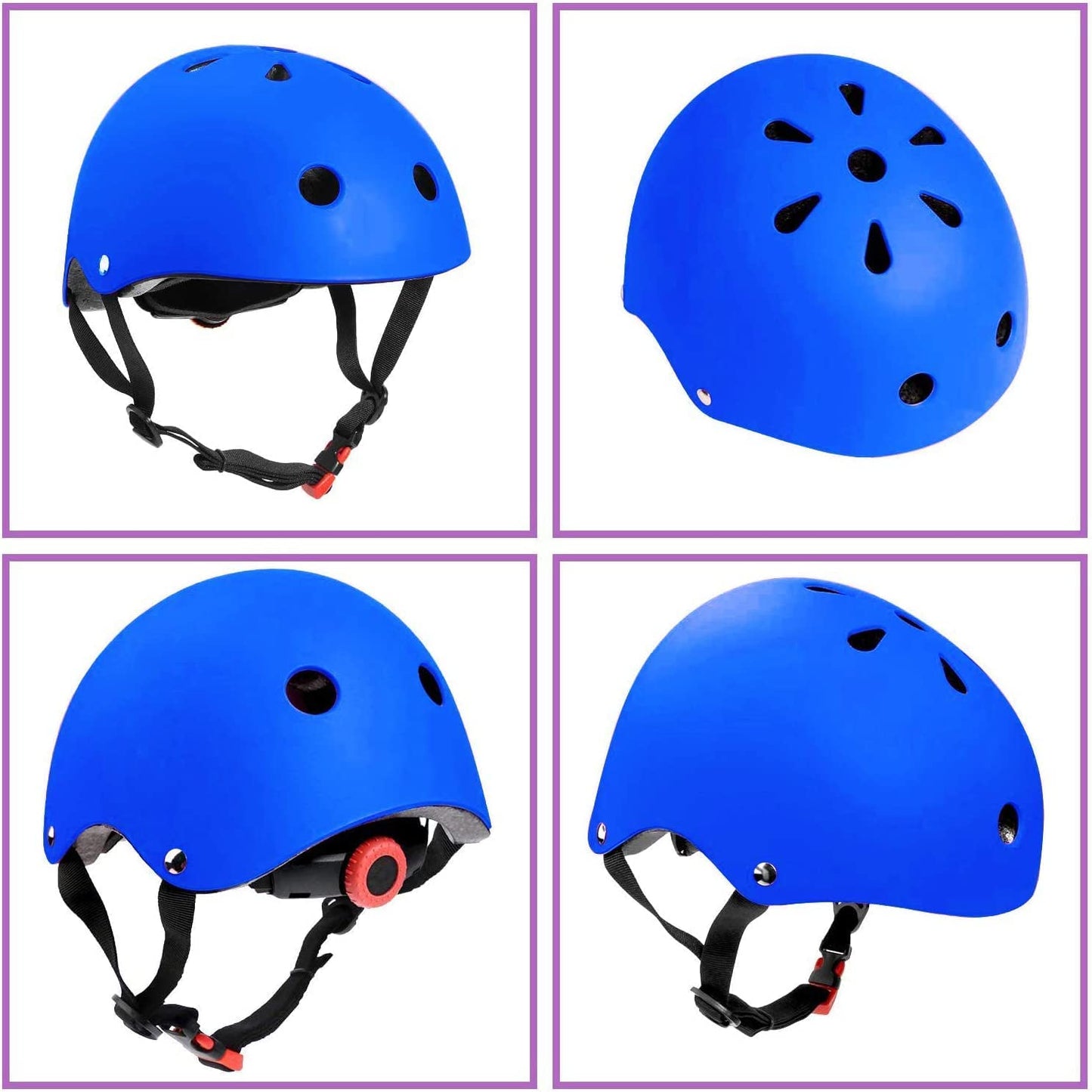 Kids Bike Helmet Set Skateboard Knee Pads