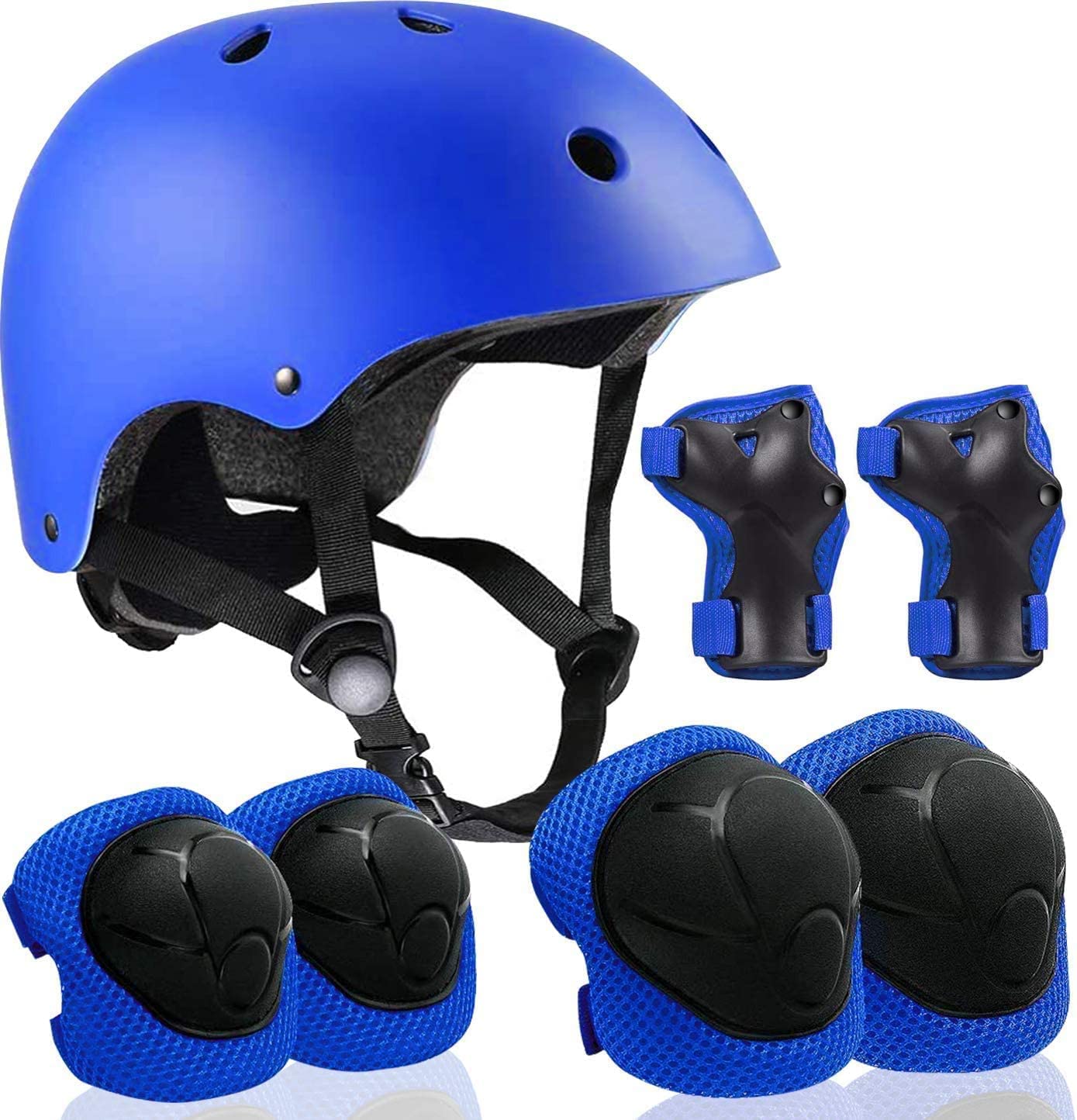 Kids Bike Helmet Set Skateboard Knee Pads