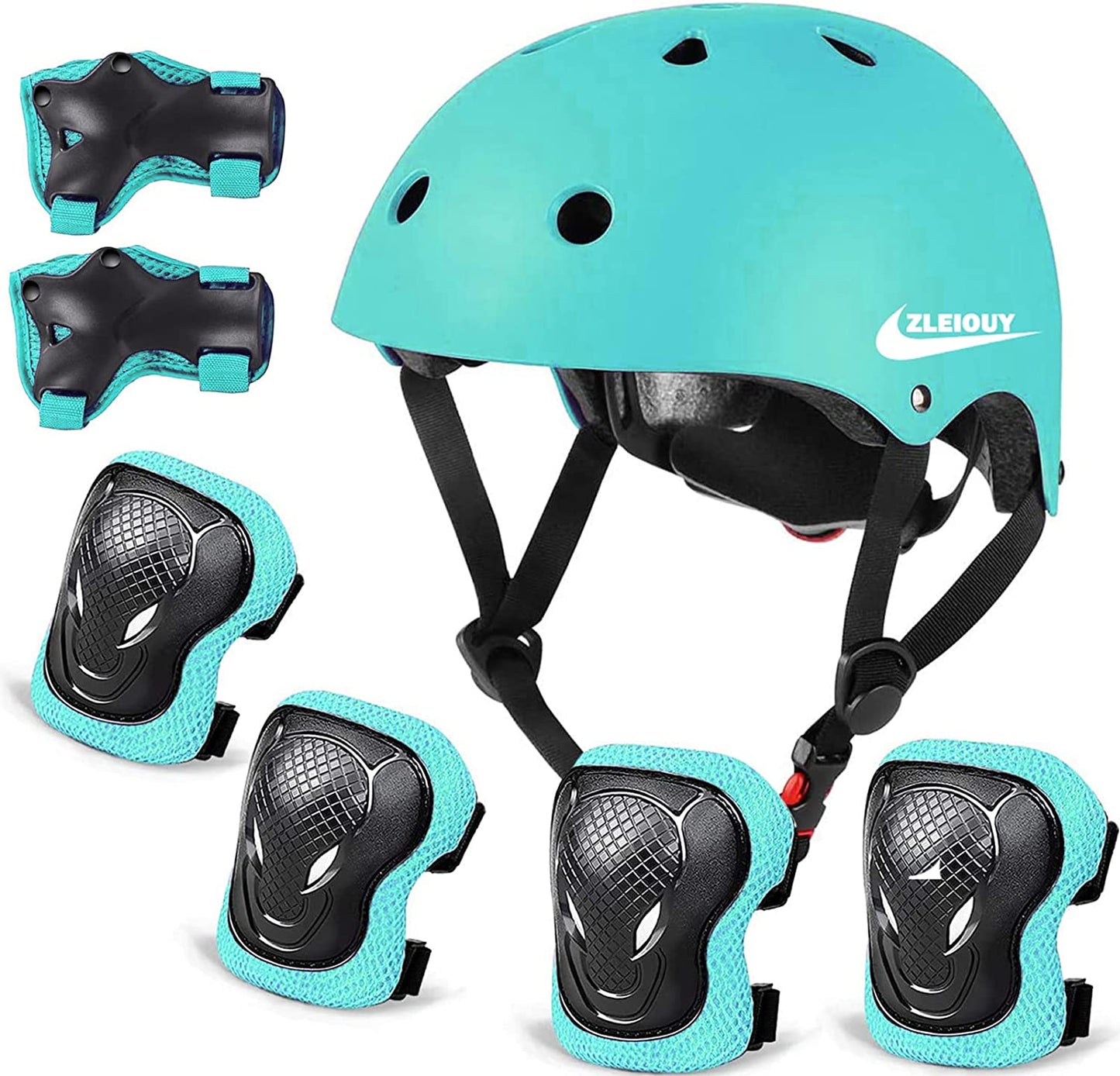 Kids Bike Helmet Set Skateboard Knee Pads