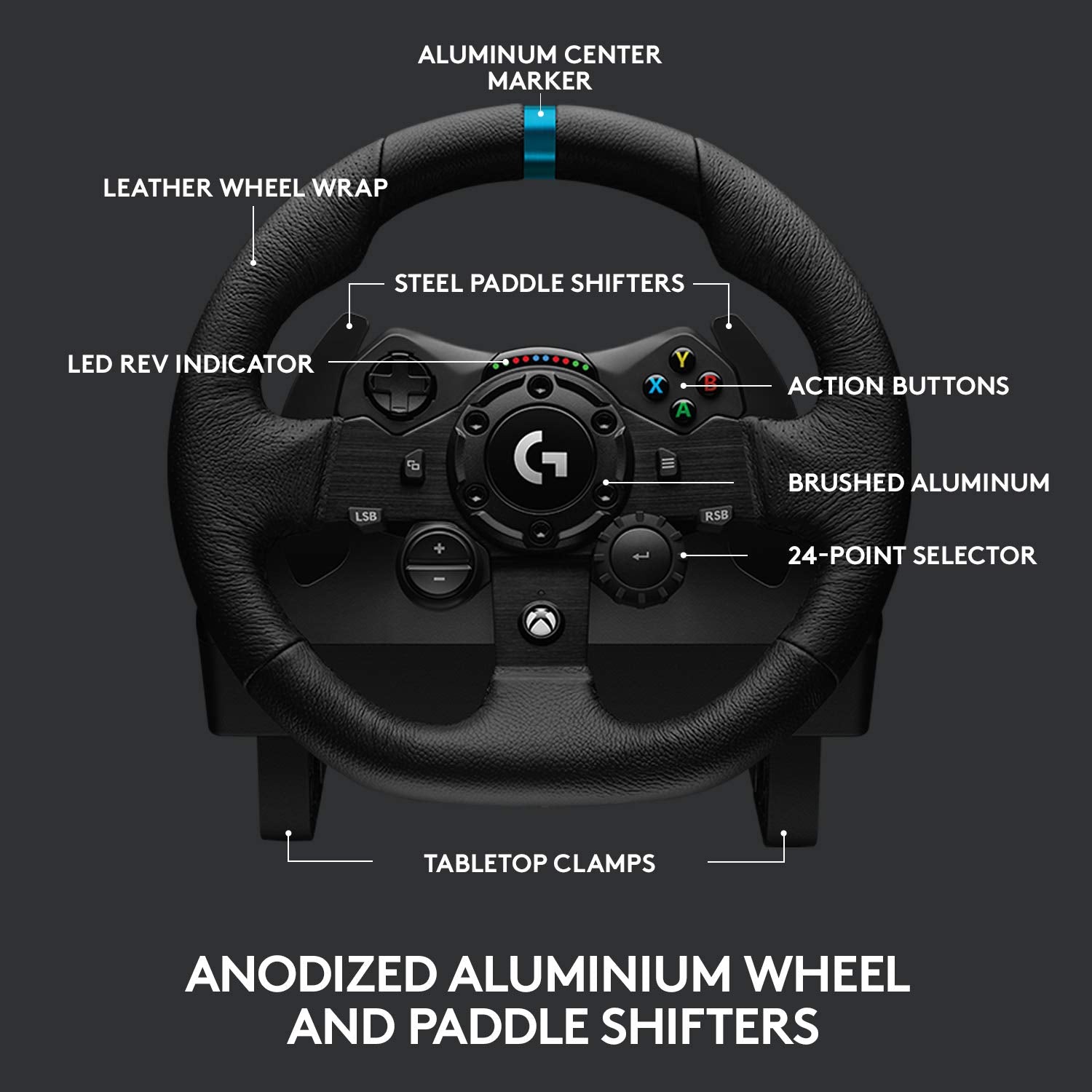 G923 Racing Wheel & Pedals for PS4, PS5 & PC - TRUEFORCE