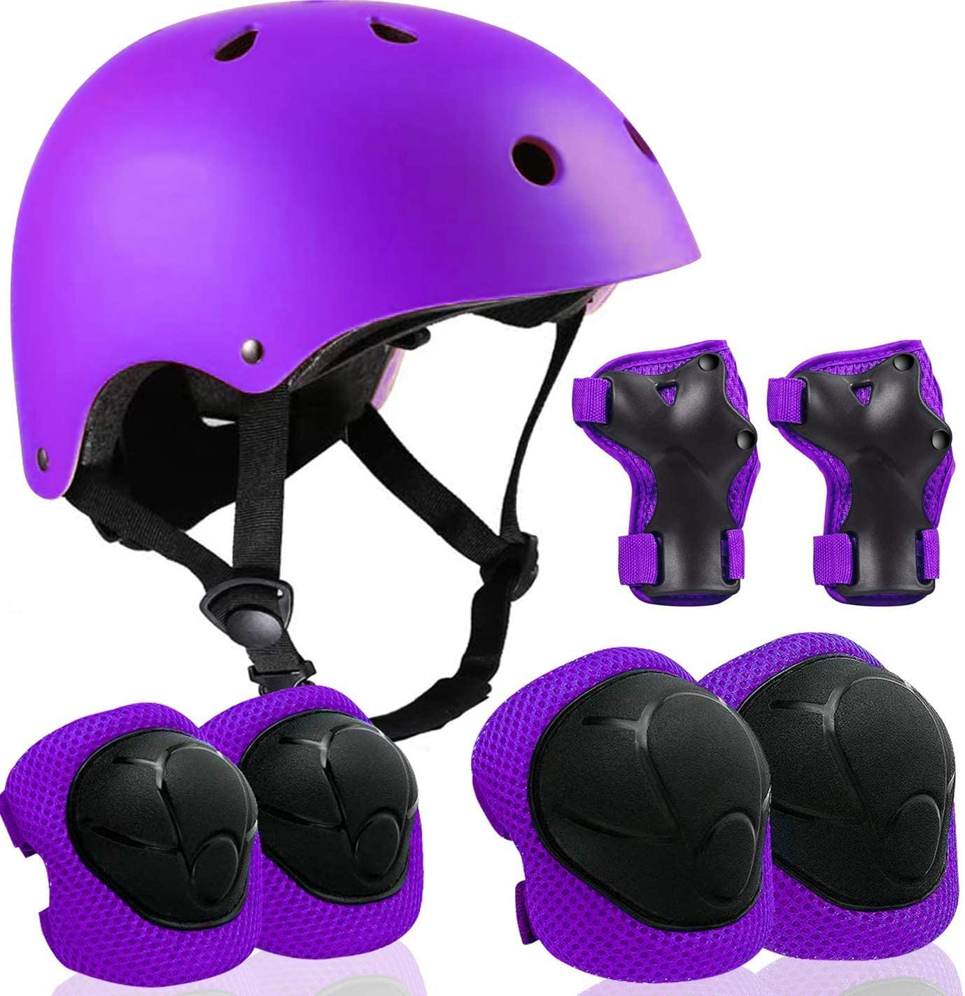 Kids Bike Helmet Set Skateboard Knee Pads