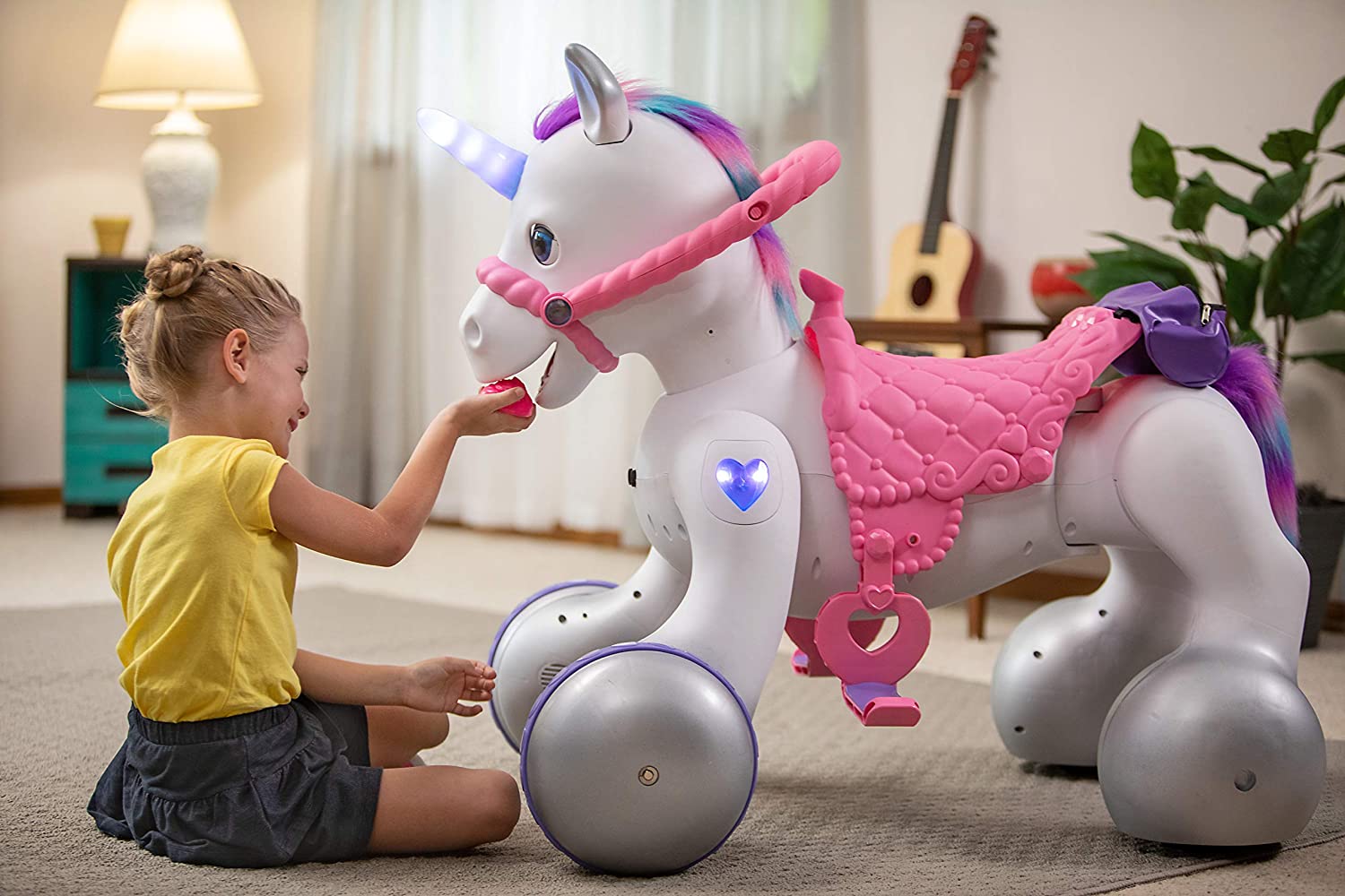 Kids Rideamal Unicorn 12 Volt Ride On Toy,