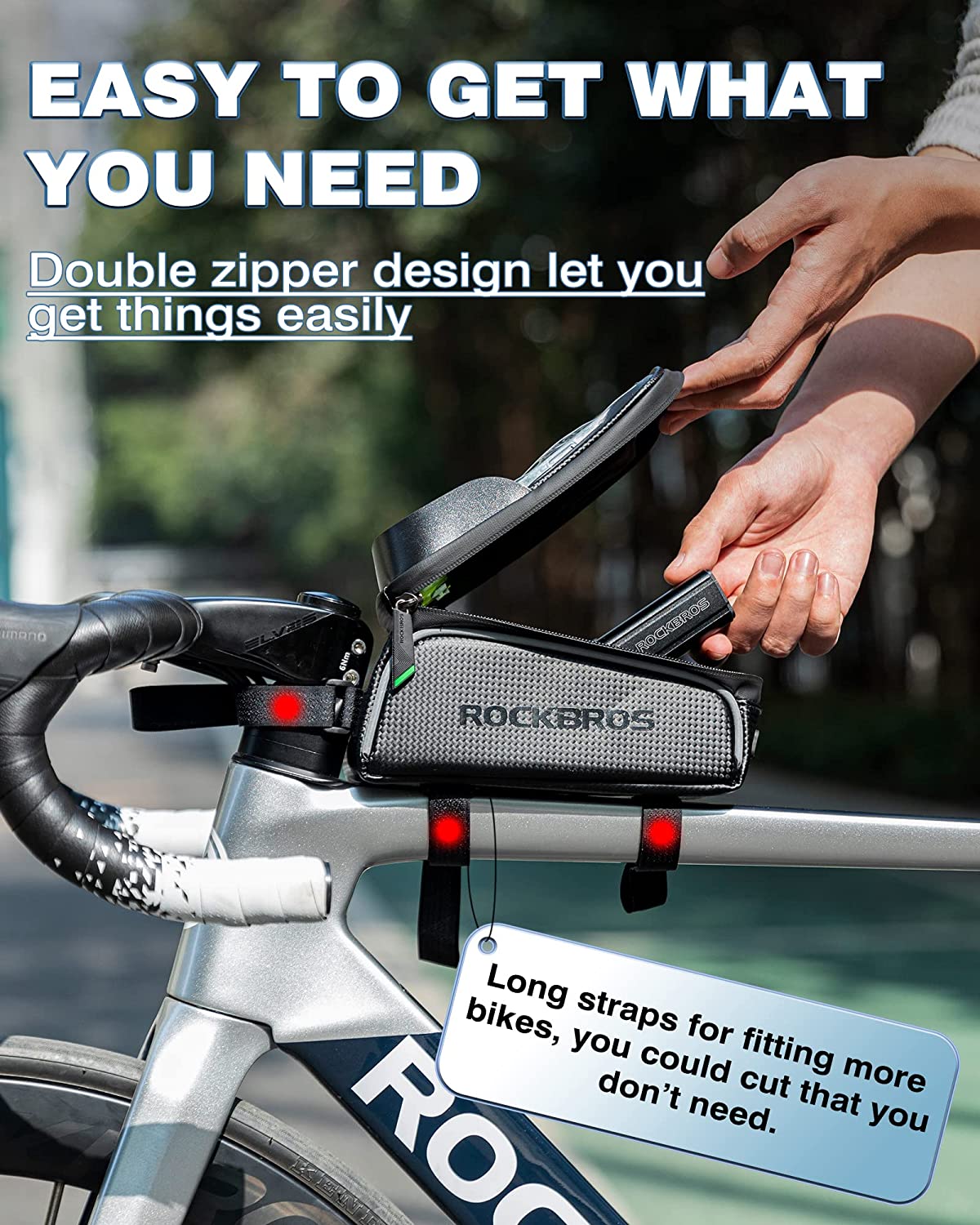 Waterproof Bike Phone Mount Top