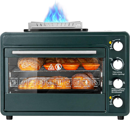 Camp Oven With Burner Camping Stove