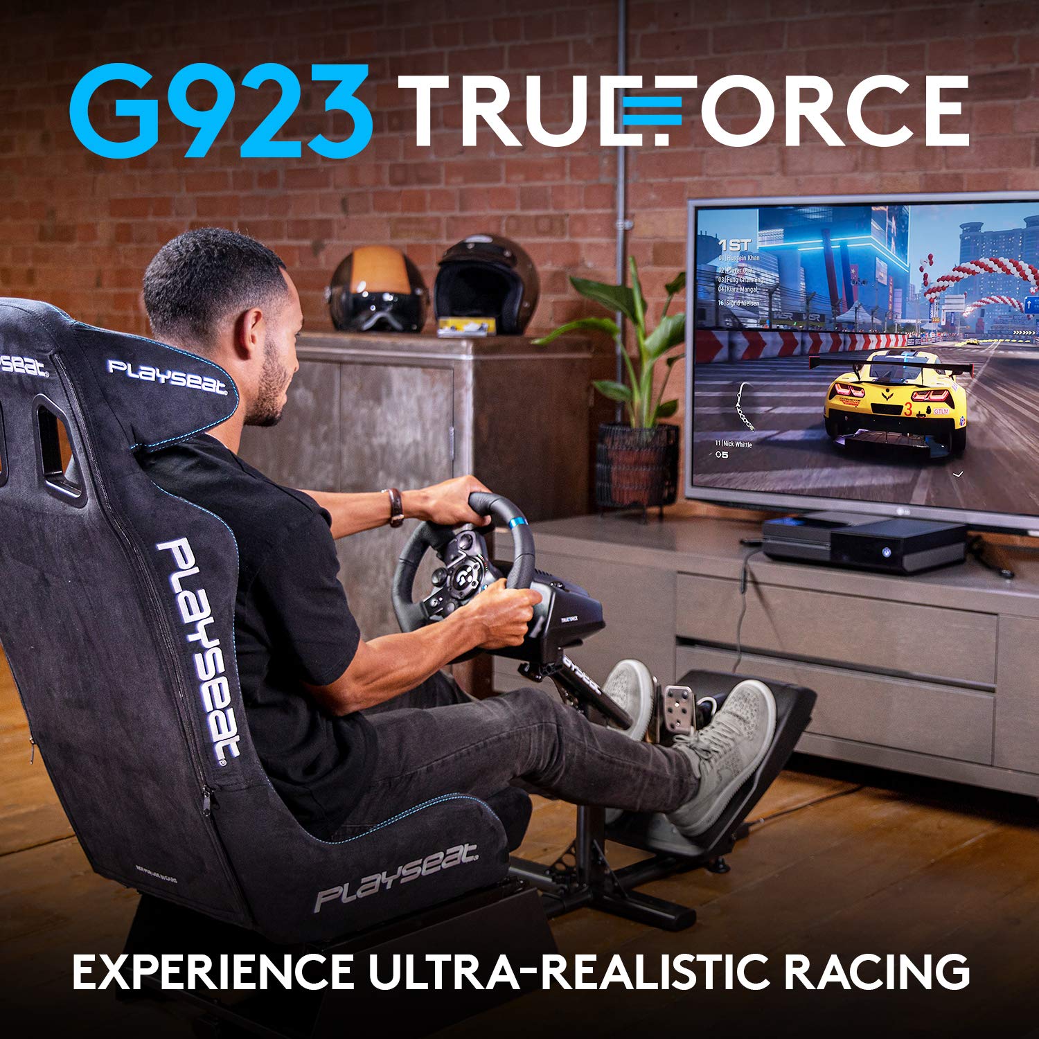 G923 Racing Wheel & Pedals for PS4, PS5 & PC - TRUEFORCE