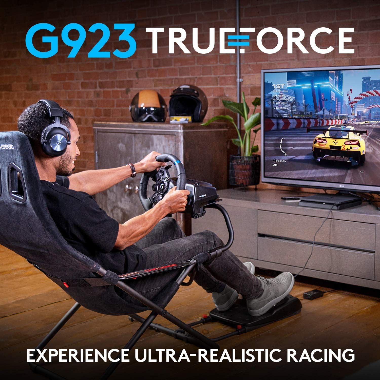 G923 Racing Wheel & Pedals for PS4, PS5 & PC - TRUEFORCE