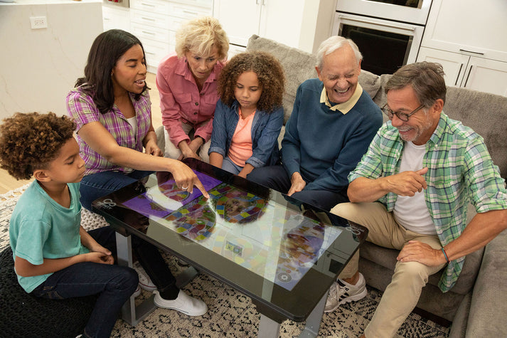 Touchscreen Table Gives Classic Board Games New Spin-Includes over 50 Games w/ WIFI Downloadable Apps