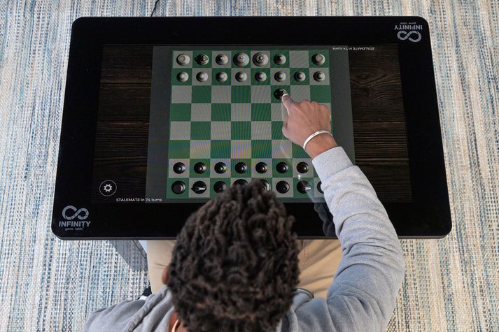 Touchscreen Table Gives Classic Board Games New Spin-Includes over 50 Games w/ WIFI Downloadable Apps