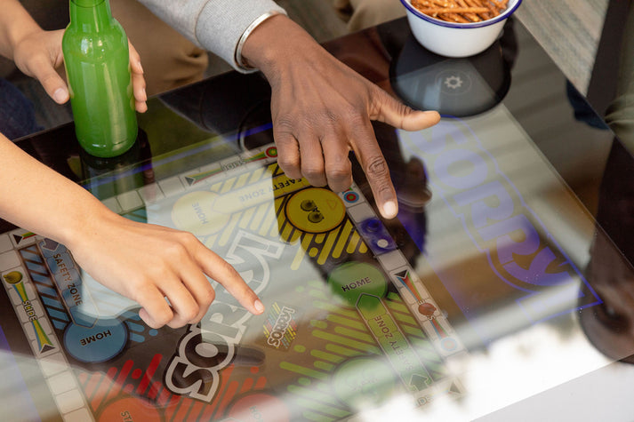 Touchscreen Table Gives Classic Board Games New Spin-Includes over 50 Games w/ WIFI Downloadable Apps