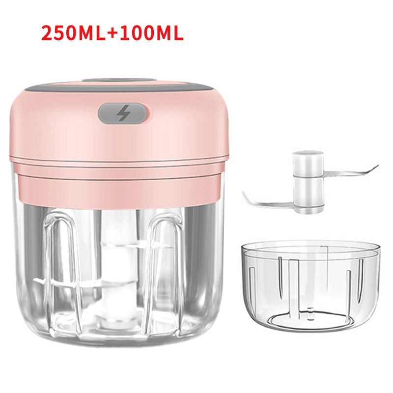 Electric Food Chopper Garlic Crusher