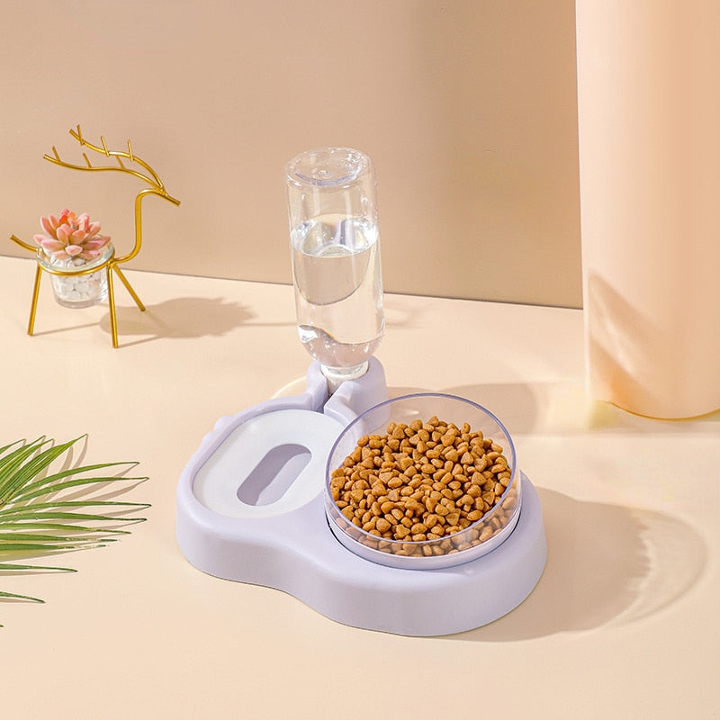 Pet Cat Bowl Automatic Feeder