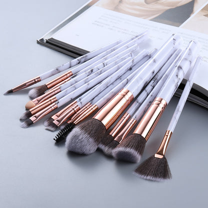 Marble Makeup Brushes Tool Set