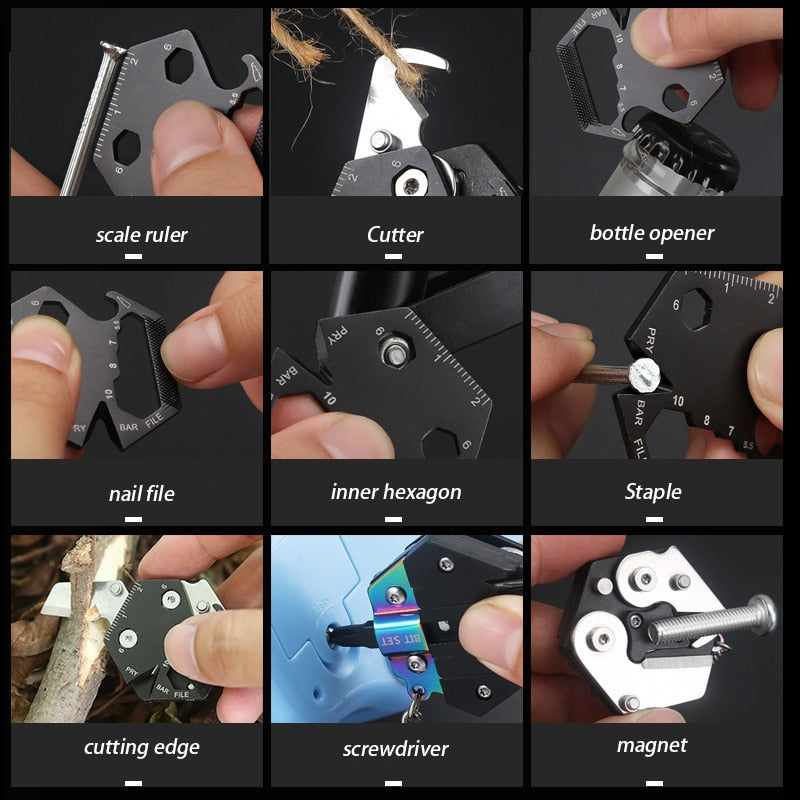 Keychain Screwdriver Multifunctiona