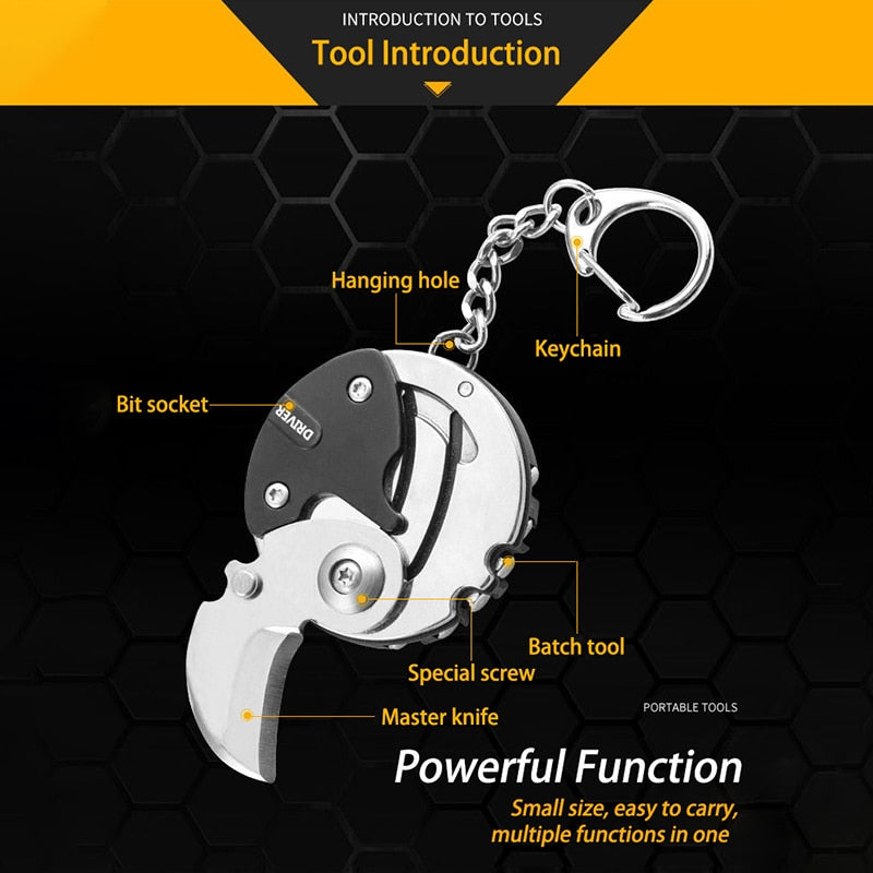 Keychain Screwdriver Multifunctiona