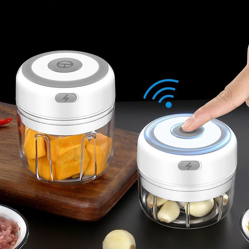 Electric Food Chopper Garlic Crusher