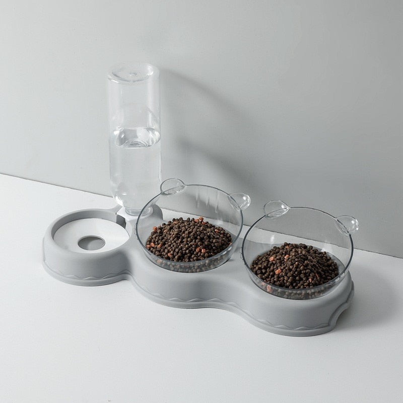 Pet Cat Bowl Automatic Feeder