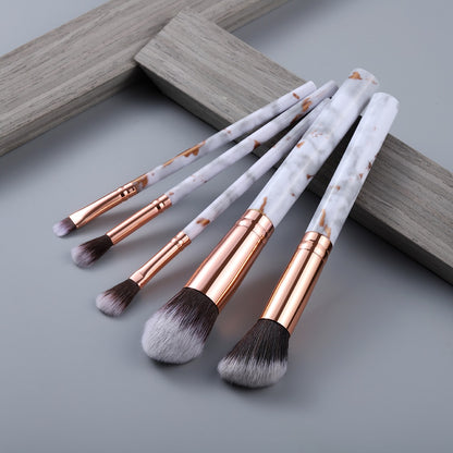 Marble Makeup Brushes Tool Set