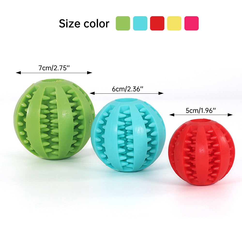 Pet Dog Toy Interactive Rubber Balls