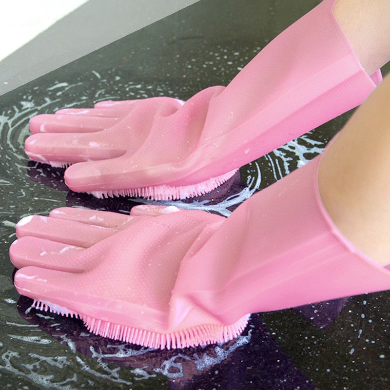 Magic Dishwashing Silicone Gloves