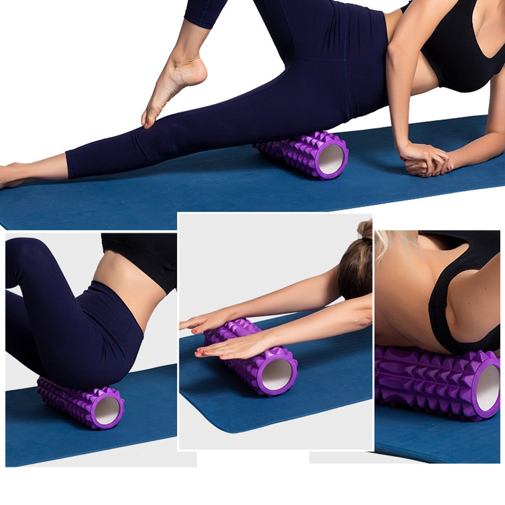 Yoga Column Gym Fitness Pilates Foam Roller