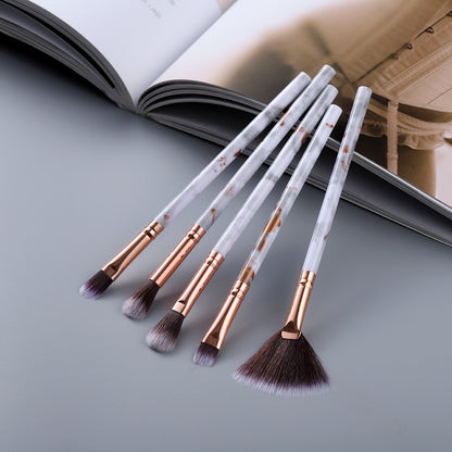 Marble Makeup Brushes Tool Set